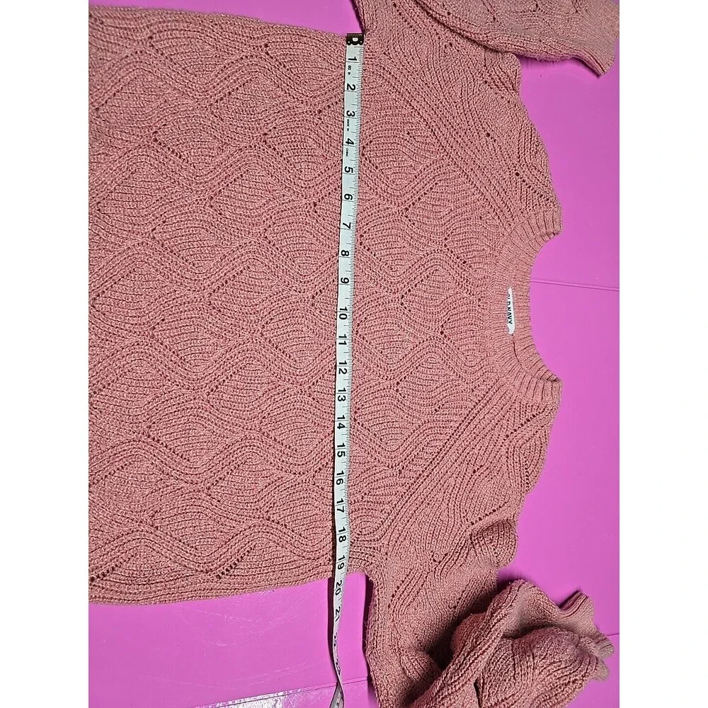 Old Navy Girls Pink Cactus Flower Sweater XL 14-18